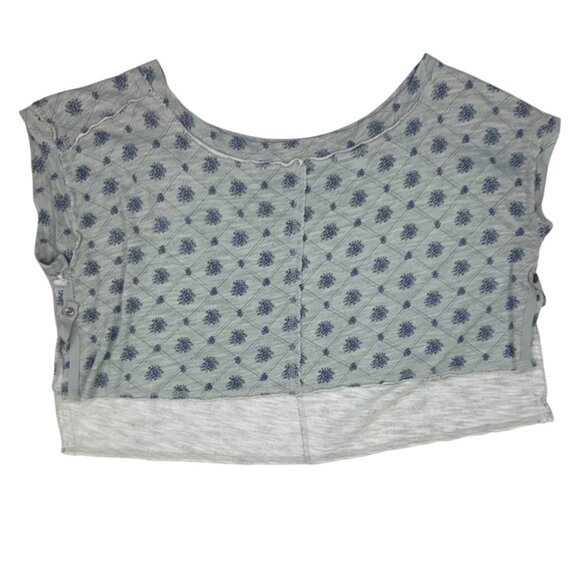 Free People Gray Floral Pajama Set - Picture 7 of 14